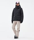 Puffer W Full Zip Lyžařská Bunda Dámské Black, Obrázek 2 z 9