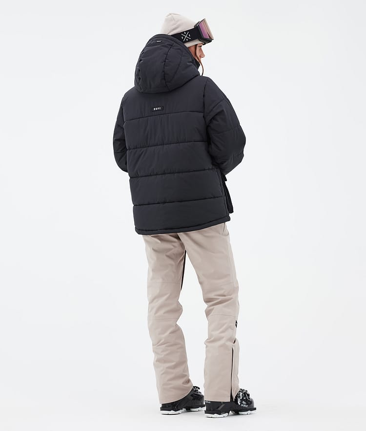 Puffer W Full Zip スキージャケット レディース Black, 画像4 / 9