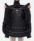 Puffer W Full Zip Snowboardjacka Dam Black, Bild 9 av 9