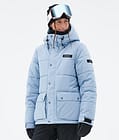 Puffer W Full Zip Kurtka Narciarska Kobiety Light Blue, Zdjęcie 1 z 9