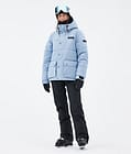 Puffer W Full Zip Skijakke Dame Light Blue, Bilde 2 av 9