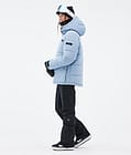 Puffer W Full Zip Snowboard Jacket Women Light Blue, Image 3 of 9