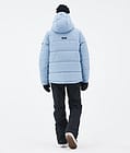 Puffer W Full Zip Snowboard jas Dames Light Blue, Afbeelding 4 van 9