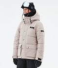 Puffer W Full Zip Skijakke Dame Sand, Billede 1 af 9