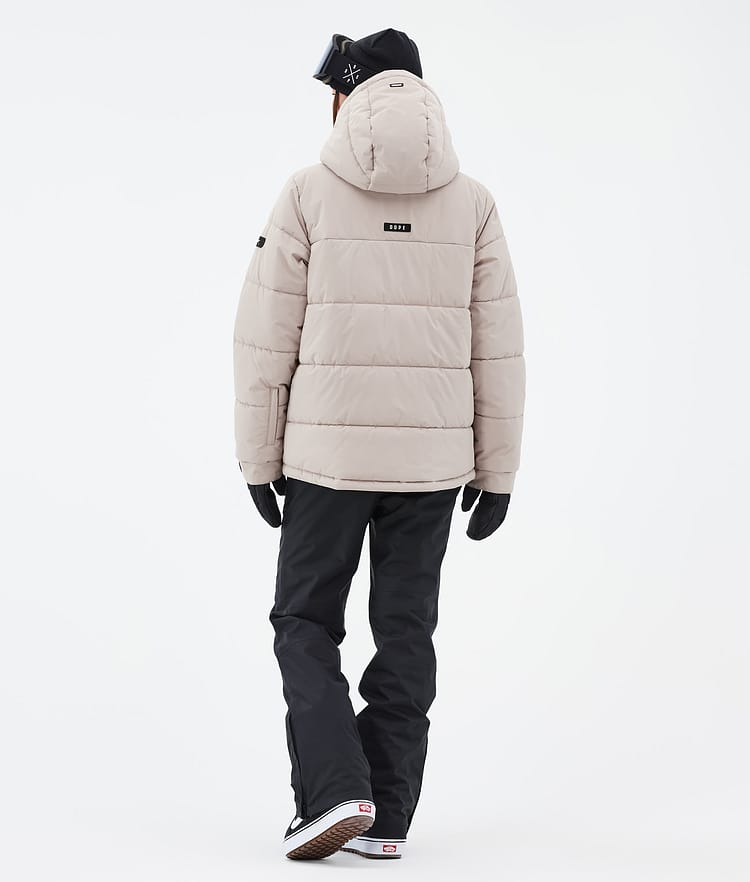 Puffer W Full Zip スノーボードジャケット レディース Sand, 画像4 / 9