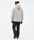 Puffer W Full Zip Skijakke Dame Sand, Bilde 4 av 9