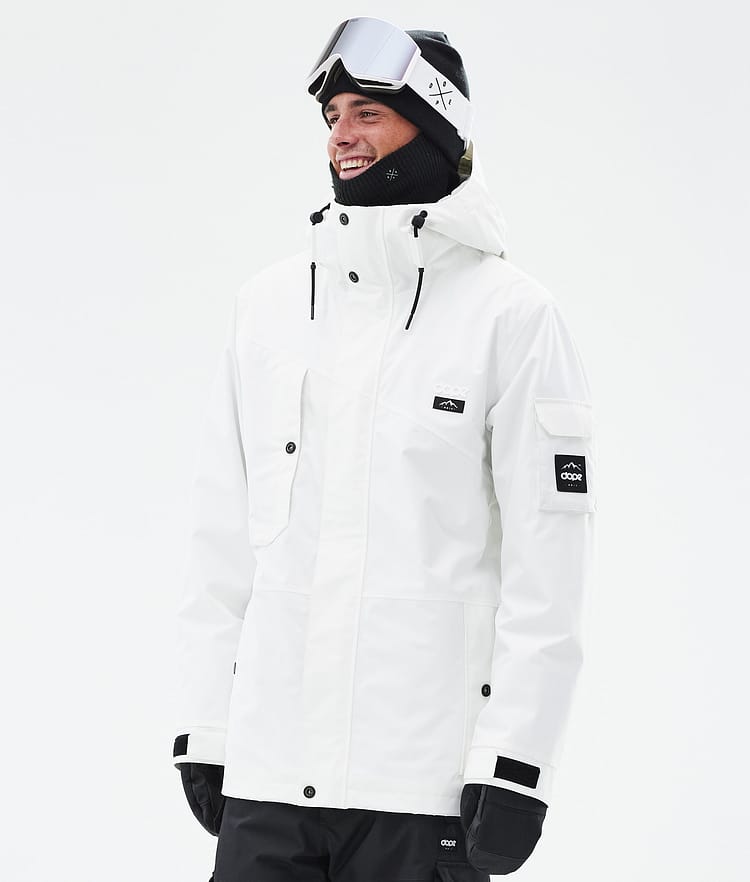 Adept Snowboardjakke Herre Whitish Renewed, Billede 1 af 9