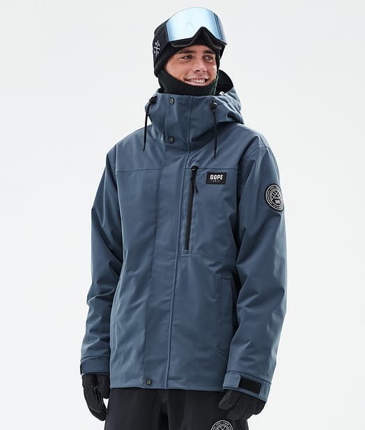 Blizzard Full Zip Snowboardjacke Herren Metal Blue