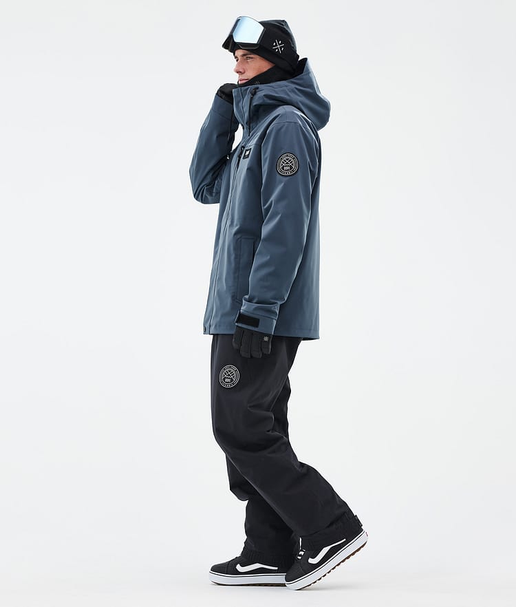 Blizzard Full Zip Snowboardjakke Herre Metal Blue Renewed, Billede 3 af 9