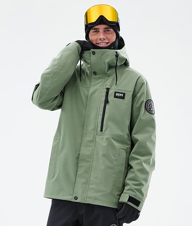 Blizzard Full Zip Snowboard jas Heren Moss Green