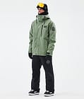 Blizzard Full Zip Snowboardjakke Herre Moss Green, Bilde 2 av 9