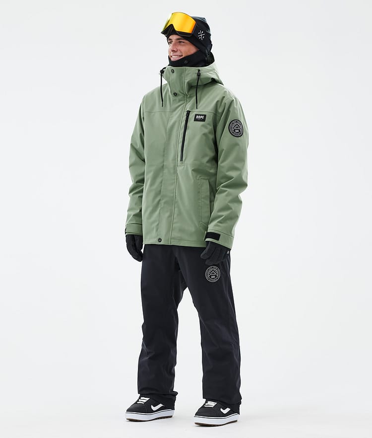 Blizzard Full Zip Snowboardjakke Herre Moss Green Renewed, Billede 2 af 9