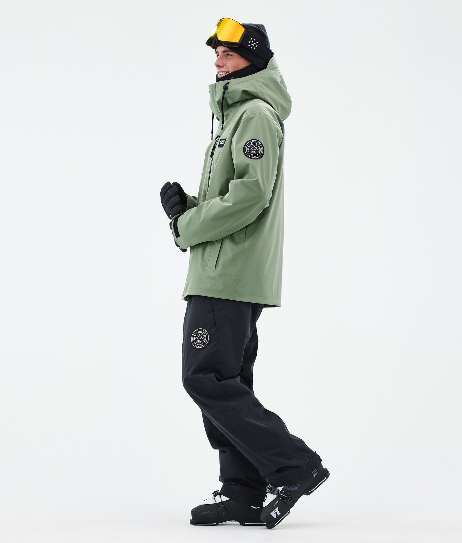 Blizzard Full Zip Skijakke Herre Moss Green, Bilde 3 av 9