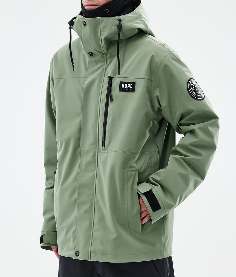 Blizzard Full Zip Kurtka Snowboardowa Mężczyźni Moss Green, Zdjęcie 7 z 9