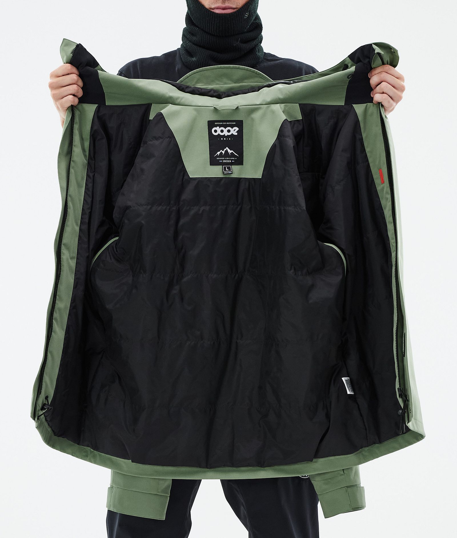 Blizzard Full Zip Bunda na Snowboard Pánské Moss Green, Obrázek 9 z 9