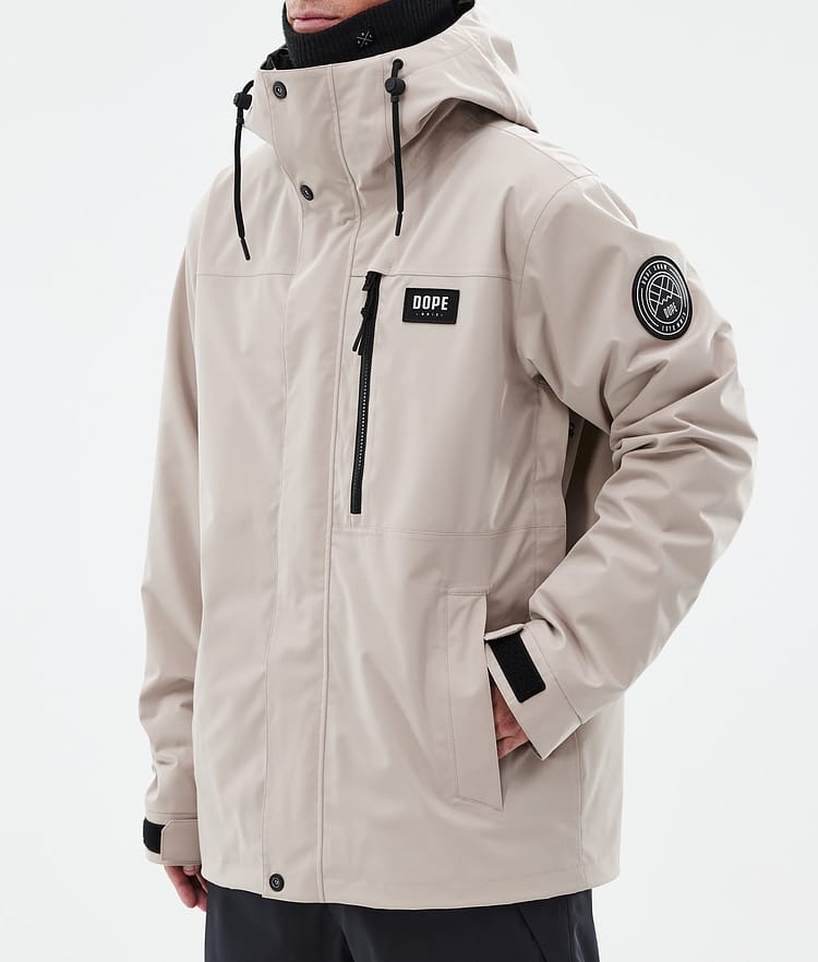 Blizzard Full Zip Snowboard Jacket Men Sand, Image 7 of 9