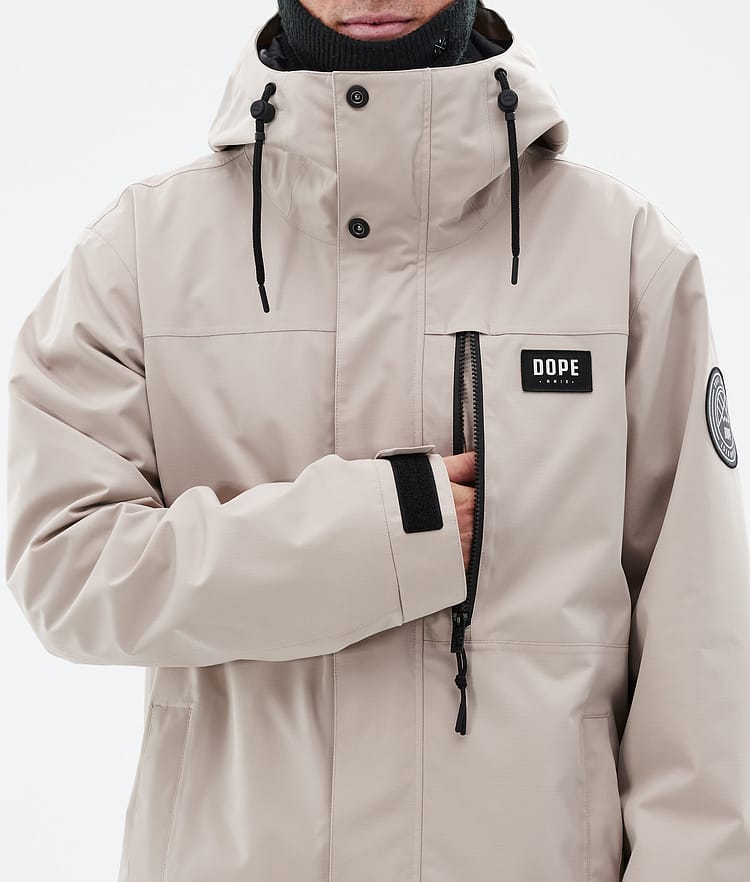 Blizzard Full Zip Snowboardjakke Herre Sand, Billede 8 af 9