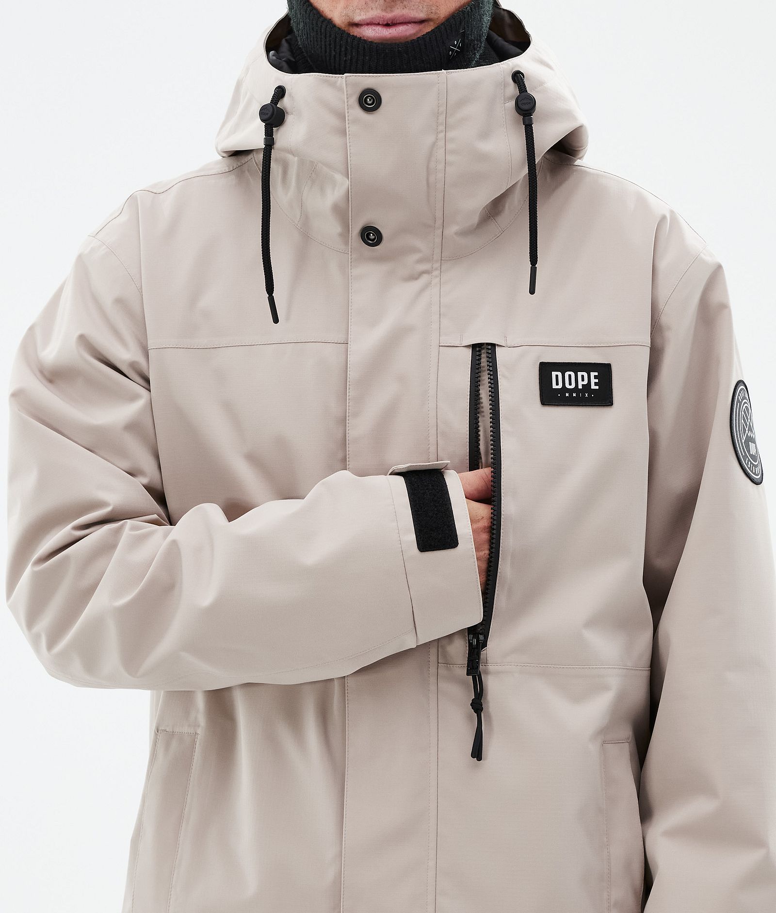 Blizzard Full Zip Snowboardjakke Herre Sand, Bilde 8 av 9