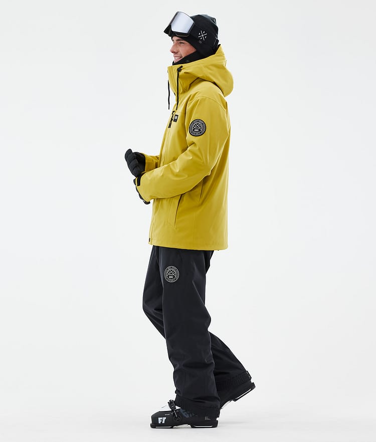 Blizzard Full Zip Ski Jacket Men Yellow, Image 3 of 9