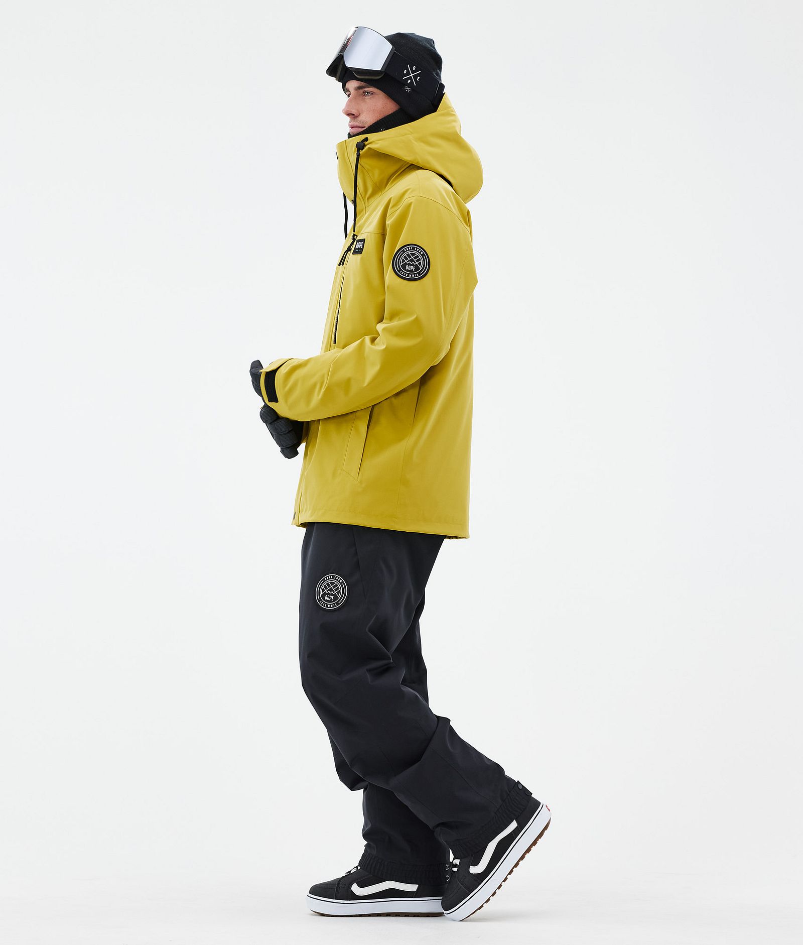 Blizzard Full Zip Snowboard Jacket Men Yellow, Image 3 of 9