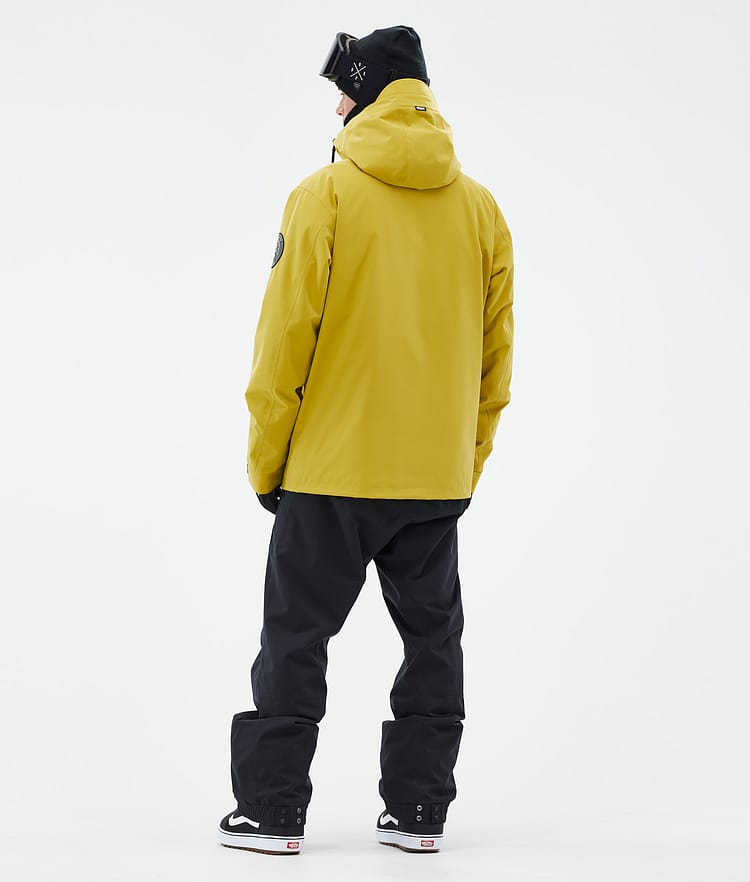 Blizzard Full Zip Snowboard Jacket Men Yellow, Image 4 of 9