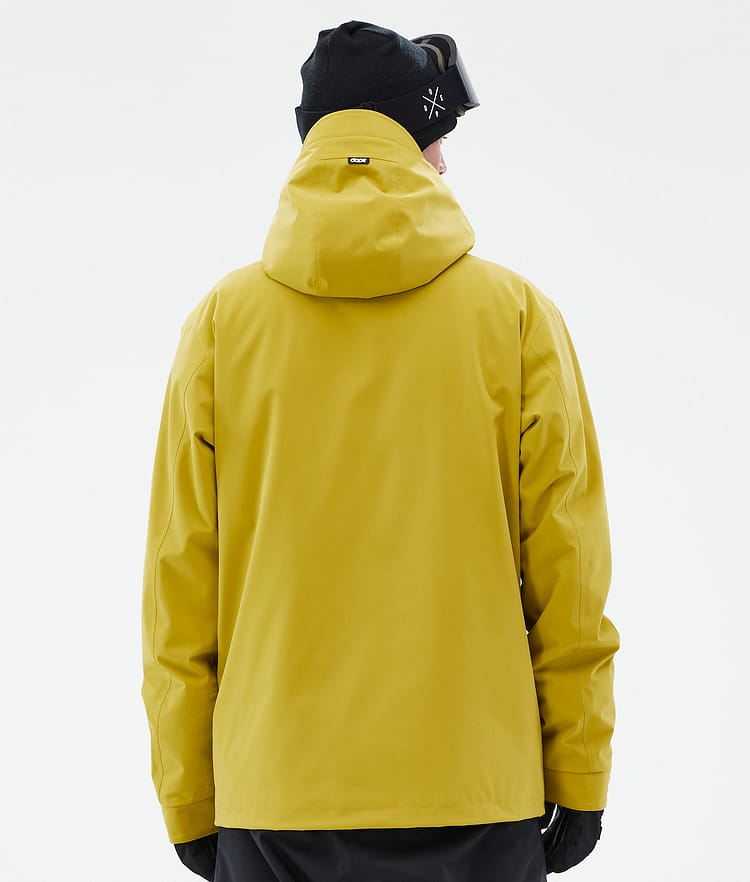 Blizzard Full Zip Snowboard Jacket Men Yellow, Image 6 of 9