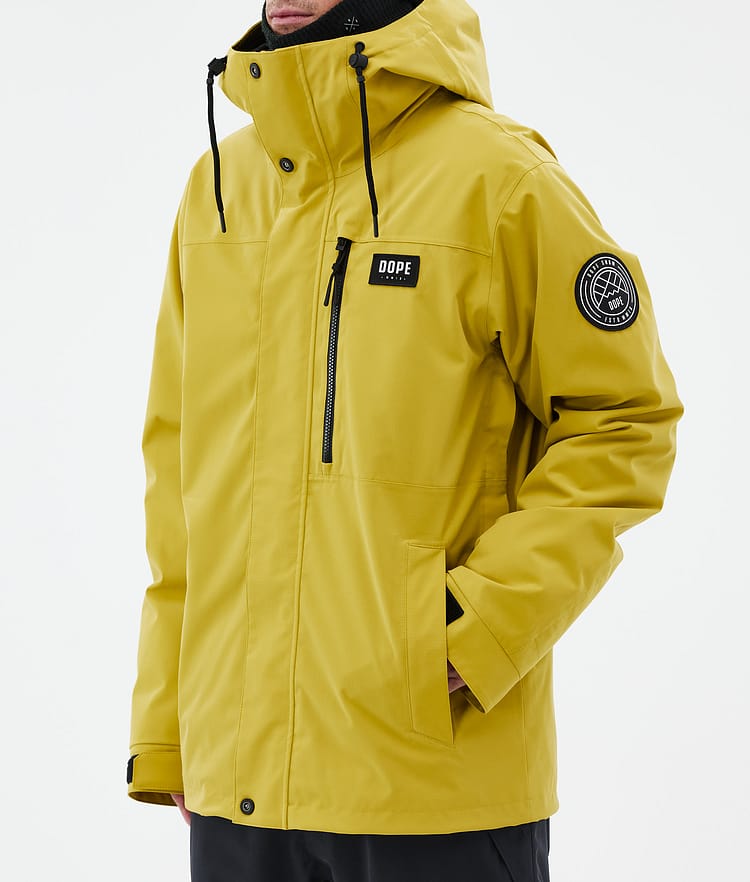 Blizzard Full Zip Snowboard Jacket Men Yellow, Image 7 of 9