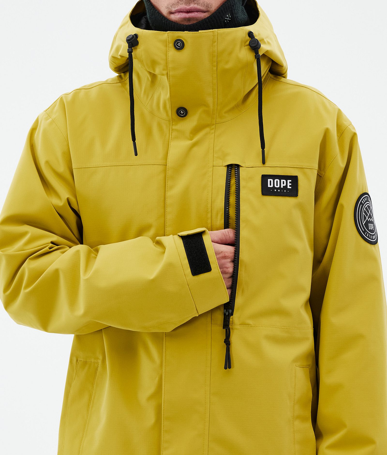 Blizzard Full Zip Snowboard Jacket Men Yellow, Image 8 of 9