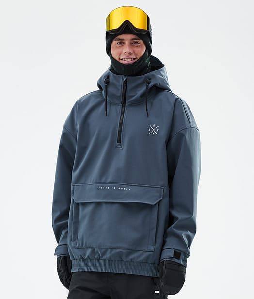 Cyclone Kurtka Snowboardowa Mężczyźni Metal Blue