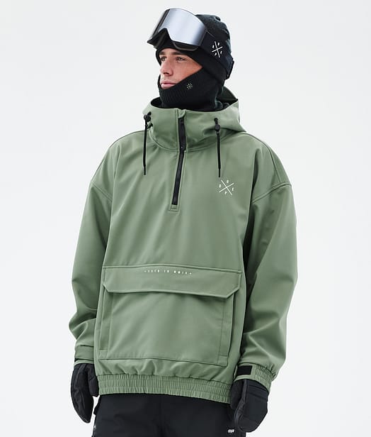 Cyclone Kurtka Snowboardowa Mężczyźni Moss Green