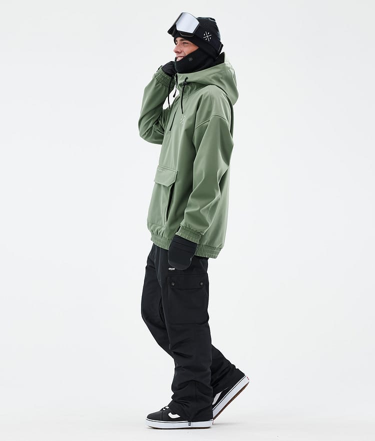 Cyclone Snowboardjacke Herren Moss Green, Bild 3 von 8