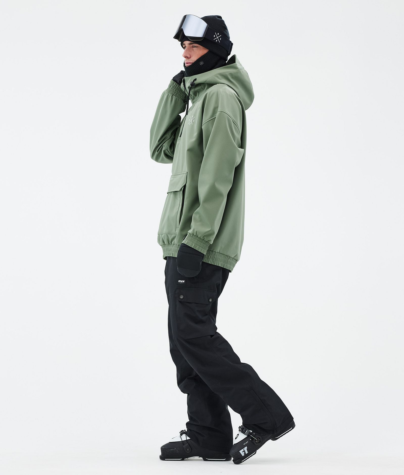 Cyclone Manteau Ski Homme Moss Green, Image 4 sur 8