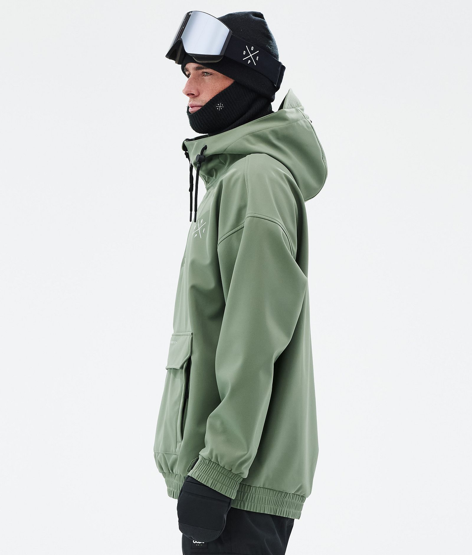 Cyclone Snowboardjacke Herren Moss Green, Bild 5 von 8