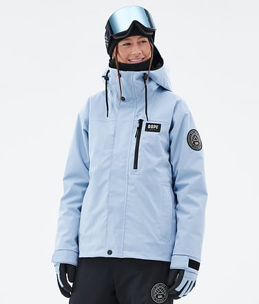 Blizzard W Full Zip Giacca Snowboard Donna Light Blue