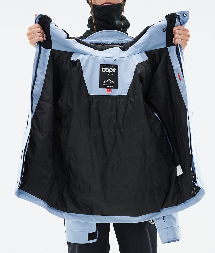 Blizzard W Full Zip 24 Bunda na Snowboard Dámské Light Blue, Obrázek 9 z 9