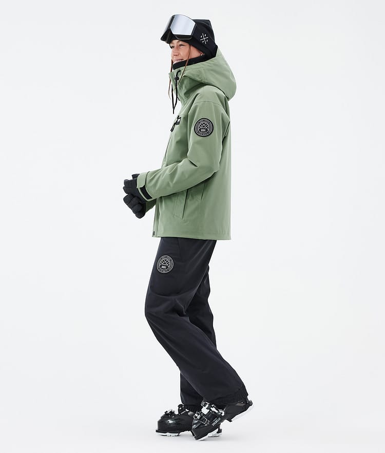 Blizzard W Full Zip スキージャケット レディース Moss Green, 画像3 / 9