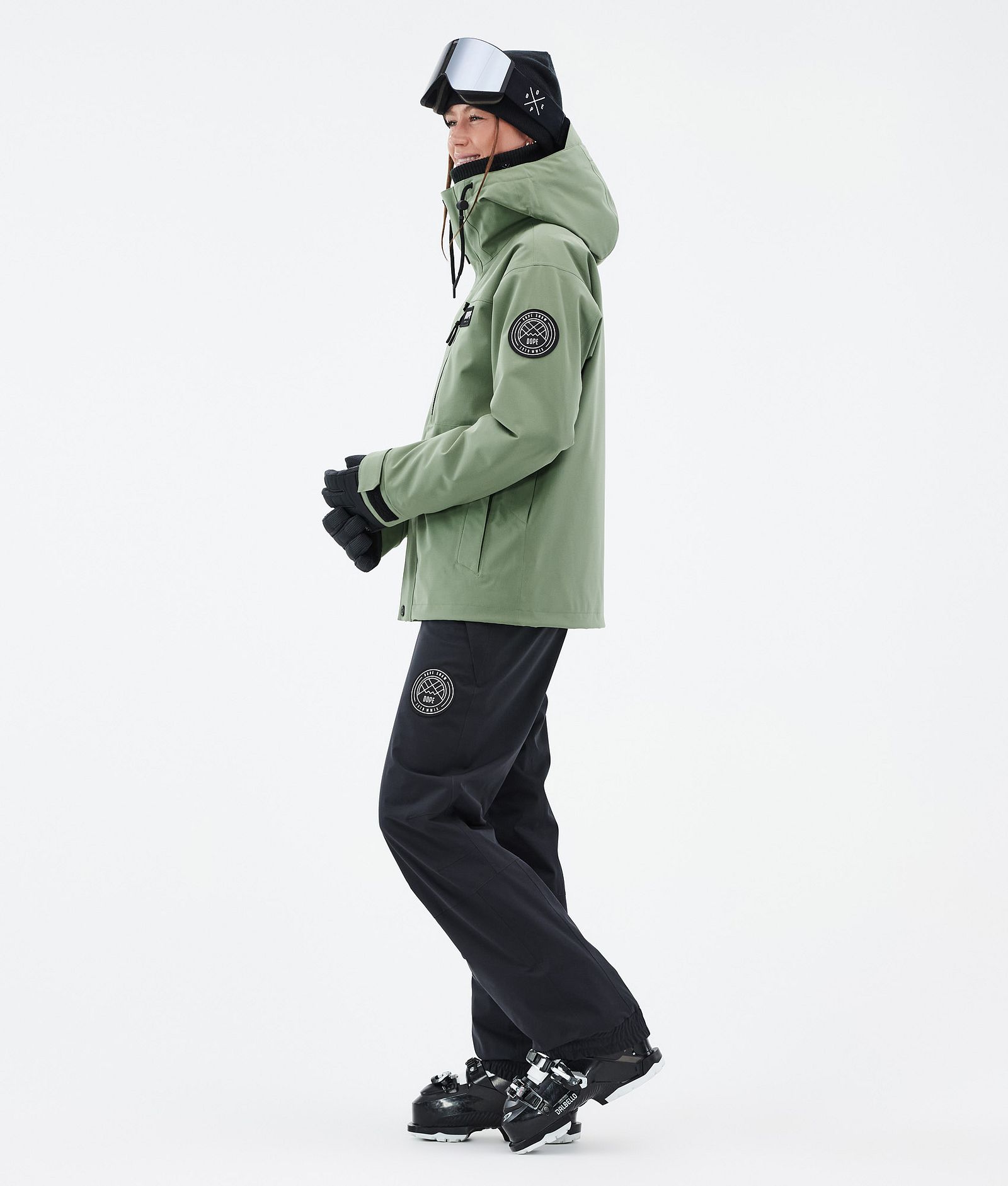 Blizzard W Full Zip Ski jas Dames Moss Green, Afbeelding 3 van 9