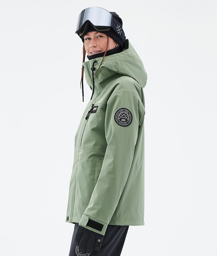 Blizzard W Full Zip Laskettelutakki Naiset Moss Green, Kuva 5 / 9