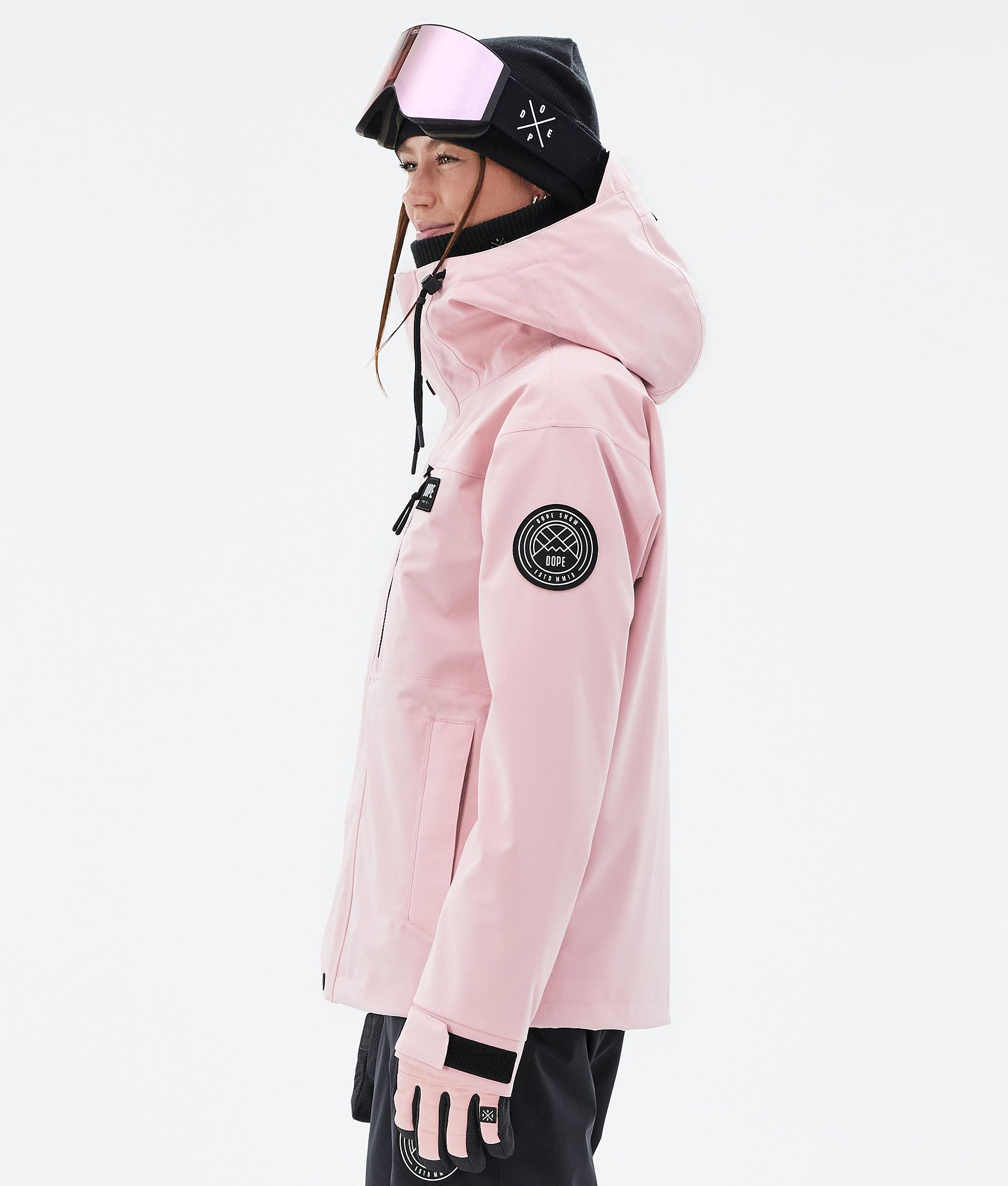 Dope Blizzard W Full Zip Ski Jacket Women Soft Pink Dopesnow UK