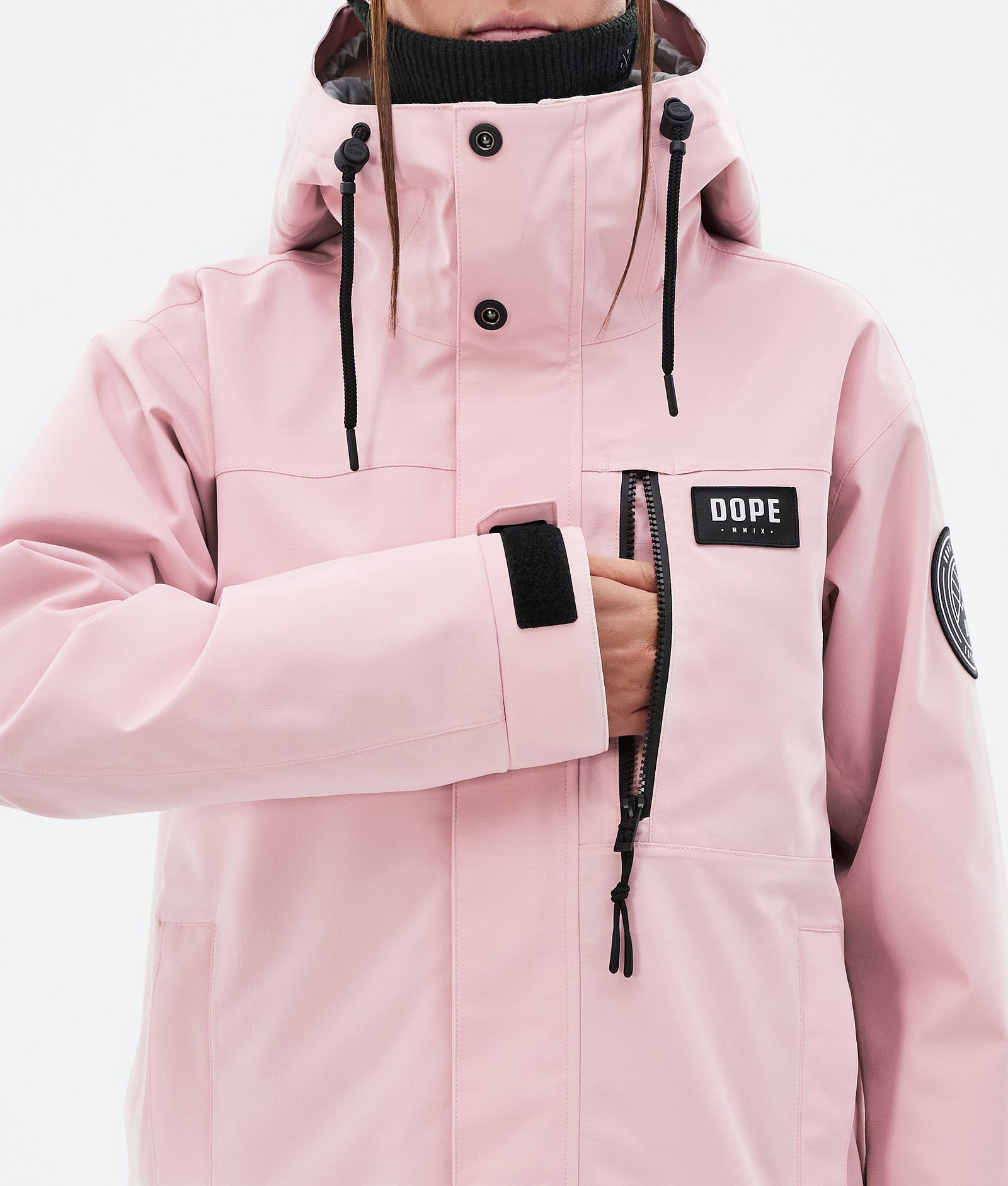 Blizzard W Full Zip Snowboardjakke Dame Soft Pink Renewed, Billede 8 af 9