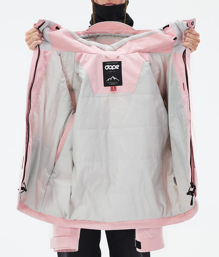 Blizzard W Full Zip スキージャケット レディース Soft Pink, 画像9 / 9