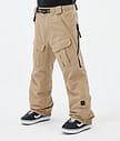 Antek Pantaloni Snowboard Uomo Khaki