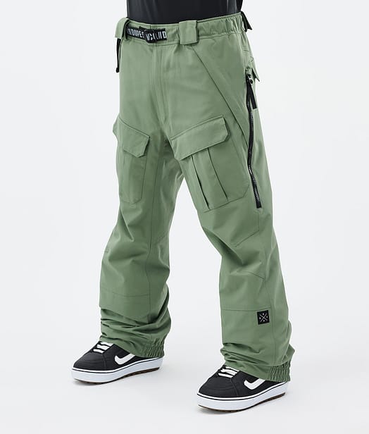 Antek Spodnie Snowboardowe Mężczyźni Moss Green