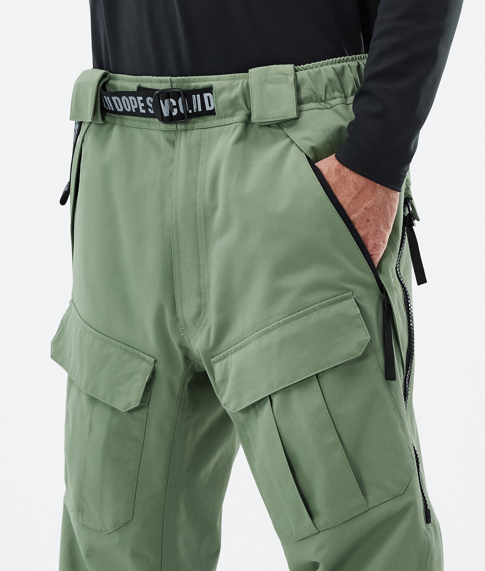 Antek Pantalon de Snowboard Homme Moss Green, Image 5 sur 7