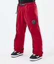 Blizzard Pantaloni Snowboard Uomo Deep Red