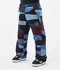 Blizzard Snowboard Pants Men Shards Burgundy Blue, Image 1 of 5