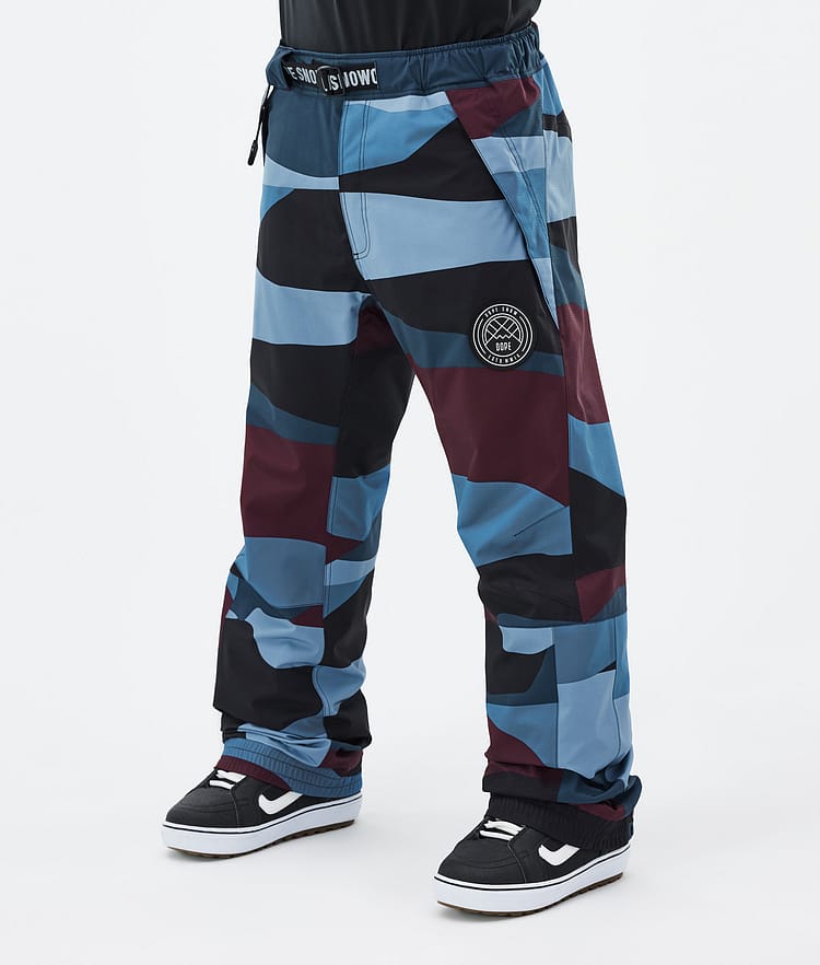 Blizzard Pantaloni Snowboard Uomo Shards Burgundy Blue, Immagine 1 di 5