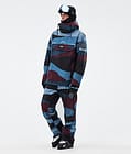 Blizzard Ski Pants Men Shards Burgundy Blue, Image 2 of 5