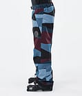 Blizzard Ski Pants Men Shards Burgundy Blue, Image 3 of 5