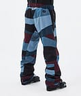 Blizzard Ski Pants Men Shards Burgundy Blue, Image 4 of 5